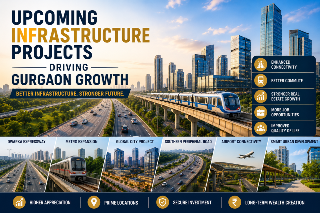 Upcoming Infrastructure Projects Driving Gurgaon Growth in 2026