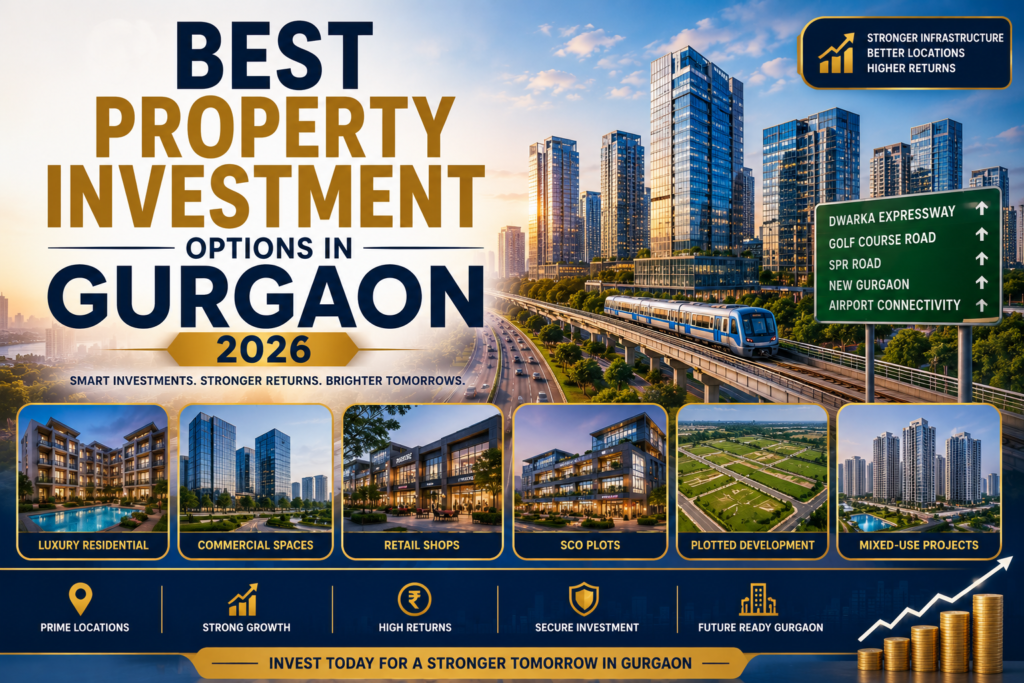 Best Property Investment Options in Gurgaon 2026: Where Smart Investors Should Invest
